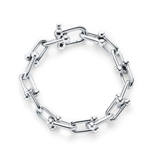 Tiffany & Co./蒂芙尼  Tiffany City HardWear系列 925银链式手链GRP09537