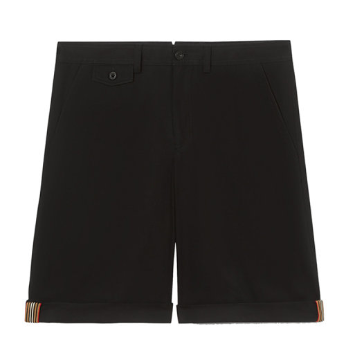 BURBERRY/博柏利 标志性条纹装饰斜纹量裁男士短裤 8031460 1