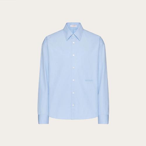  VALENTINO华伦天奴 22年秋冬 男士 长袖衬衫 CHEMISE EN COTON A_VEC BRODERIE VALENTINO*w* 1