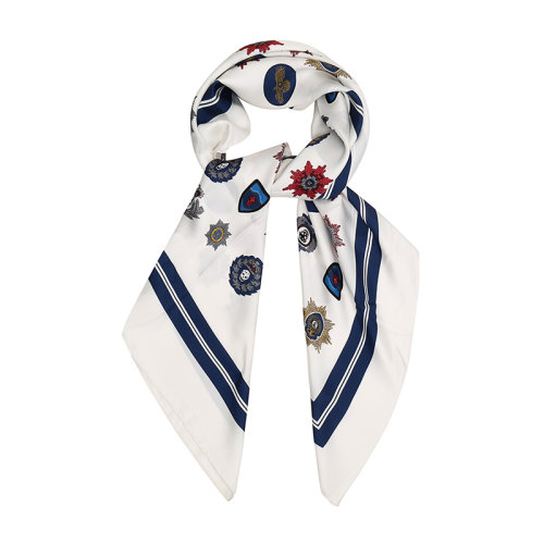 AlexanderMcQueen/亚历山大麦昆 男士桑蚕丝围巾4294724001Q9268