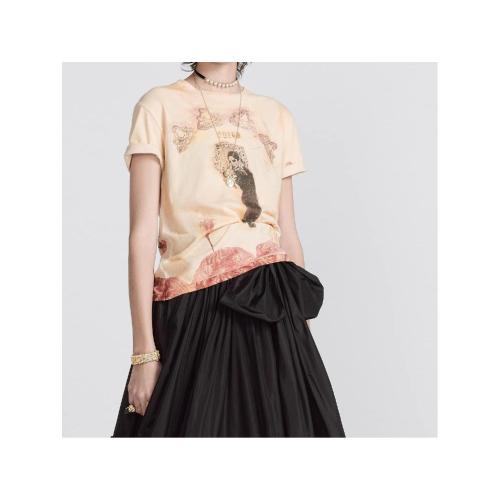  DIOR迪奥 22年秋冬 女士 短袖T恤 T 恤 313T09B4411_X1835