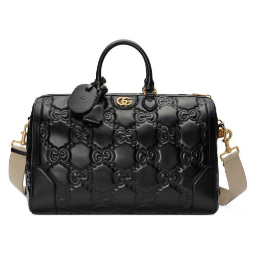  GUCCI古驰 22年秋冬 男士 GG Matelasse 绗缝中号旅行包 700762 UM8FG 1046