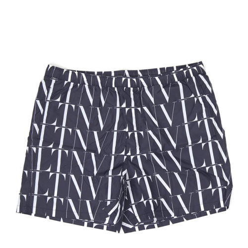 Valentino 华伦天奴 男士 服装  蓝色字母印花短裤泳裤 男士短裤