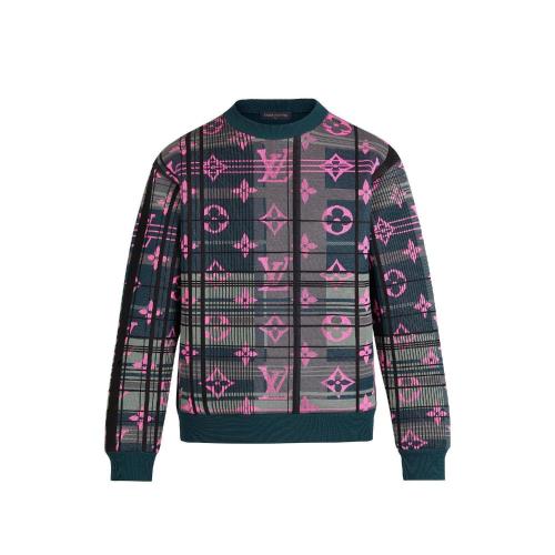  LV路易威登 22年春夏 男士 卫衣 Sweatshirt a jacquard Monogram 1A8P0J 1A8P0M 1A8P0K 1A8P0 预定商品2-8周发货