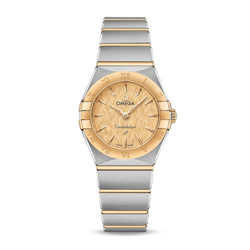 OMEGA/欧米茄 星座系列 精钢 18K金 石英机芯 女士腕表 131.20.25.60.08.001