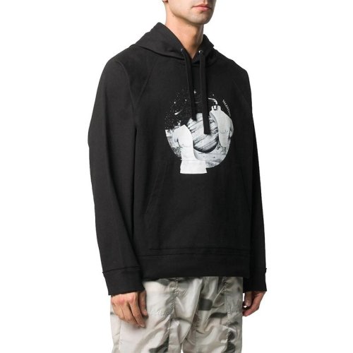  Valentino/华伦天奴 男士黑色棉质卫衣 TV3MF08S 60Q 18Q PLFSX