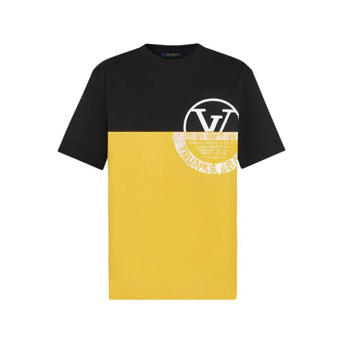 Lv路易威登   拼色女士短袖