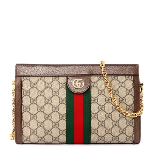 GUCCI/古驰 Ophidia系列小号GG帆布背包帆布/配皮503877 K05NG