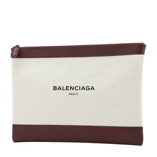 Balenciaga/巴黎世家 女士 百搭 拉链开合帆布手拿包 420407AQ37N1080 HJH0015X