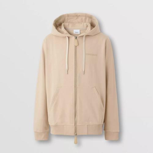  BURBERRY 22年秋冬 男士 徽标印花弹力棉质连帽上衣 80626221