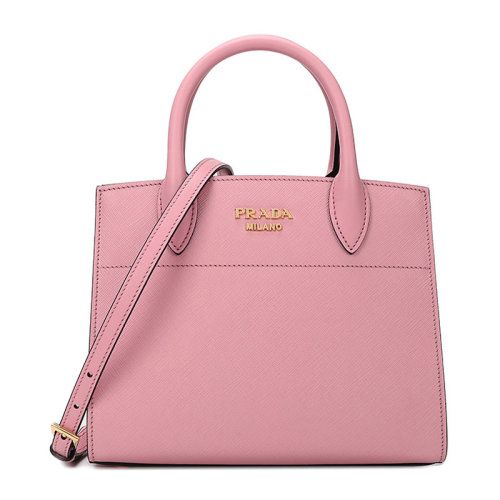 PRADA/普拉达  女包女士粉色皮革时尚百搭品牌字母单肩手提包  1BA071-OOF2EVU-F0MY4