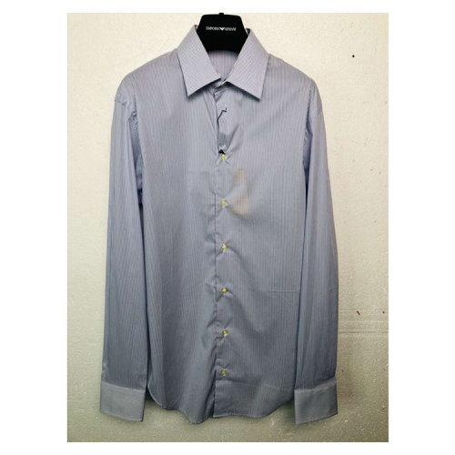 Emporio Armani/安普里奥阿玛尼 男士蓝色衬衫 L1C31T L1E1C 019（瑕疵折扣）