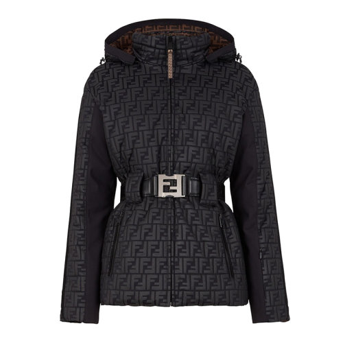 FENDI/芬迪      女士黑色再生尼龙双面羽绒服FAN015AGMGF0GME