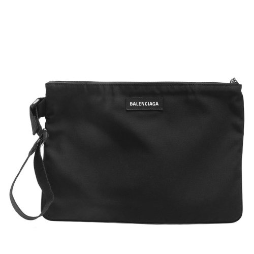 Balenciaga/巴黎世家  男包 男士黑色时尚拉链手拿包 5328099TY451000