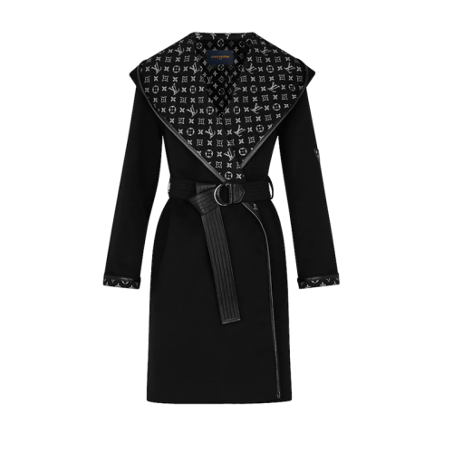 LOUIS VUITTON 连帽系带大衣1A4PE6