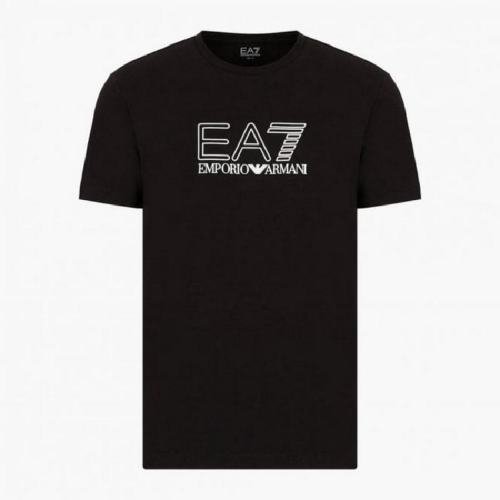  ARMANI/阿玛尼 阿玛尼 男士黑色棉质短袖T恤 3LPT81 PJM9Z 1200 PLFSX