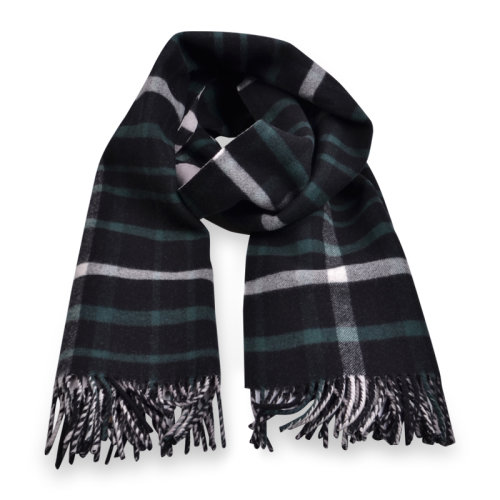BURBERRY/博柏利秋冬加厚经典格纹中性流苏长款羊毛围巾披肩200*5040583591【礼盒包装】