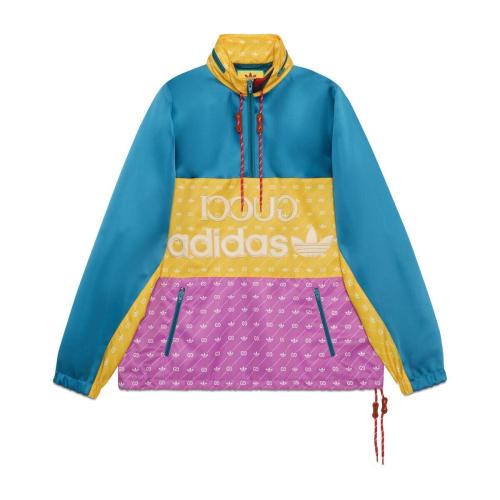  GUCCI古驰 22年秋冬 男士 adidas x Gucci醋纤夹克 691429 Z8A2G 4698