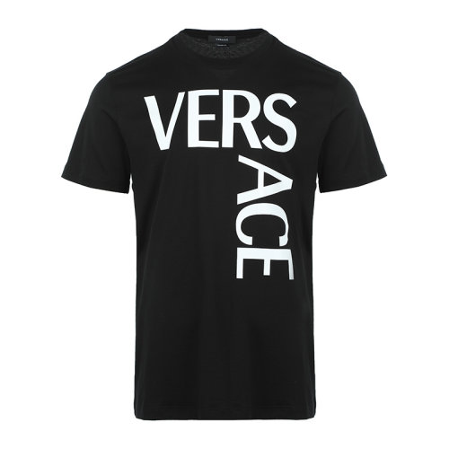 VERSACE/范思哲22春夏字母徽标印花男士短袖T恤10012881A00922