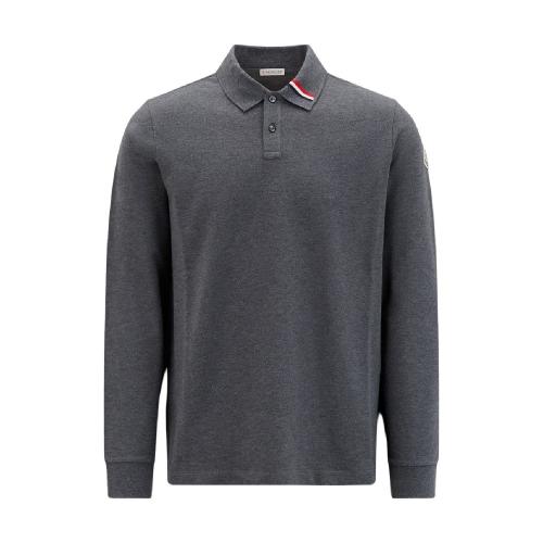  MONCLER蒙可蒙克莱 22年秋冬 男士 长袖Polo 三色长袖Polo衫 H20918B00023899US989