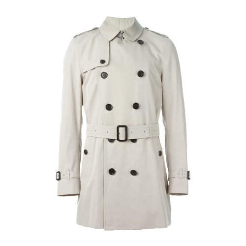 热卖风衣 BURBERRY/博柏利  经典棉质卡其色男士风衣 男士外套 夹克 上装 瑕疵特卖（陈列痕迹，不影响使用）