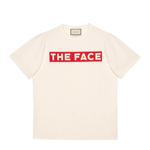  GUCCI/古驰 男士白色棉质短袖T恤 565806 XJBCS 9577 PLFSX