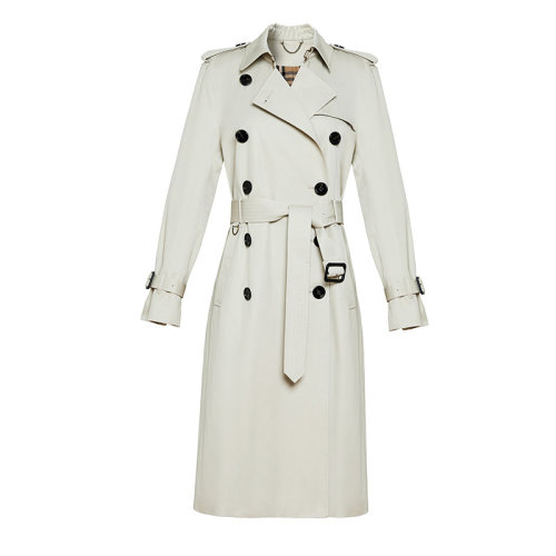 GeleiStory/GeleiStory 风衣女加长款春秋新款气质经典纯棉防水风衣女士风衣