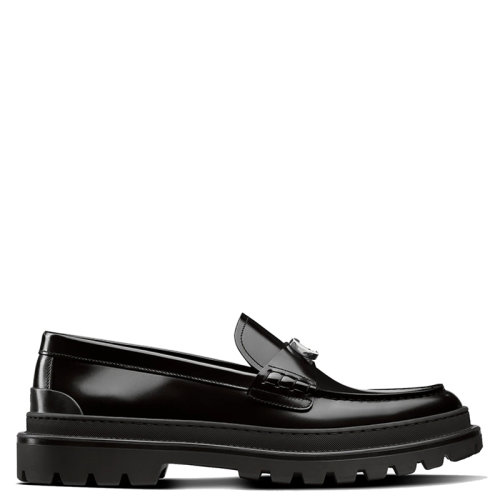 DIOR/迪奥 21年秋冬新款 男士黑色光滑小牛皮乐福鞋3LO117ZJQ_H969