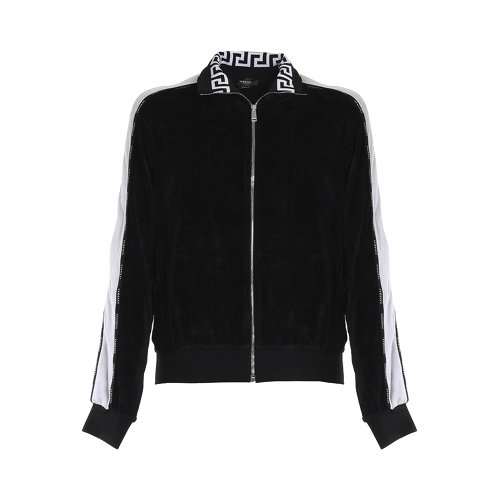 VERSACE/范思哲 男士黑色黑色粘胶纤维混纺聚酰胺外套夹克 A88743-A234742-A1008