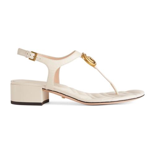  GUCCI古驰 22年秋冬 女士 女士双G凉鞋 674840 BKO00 9022