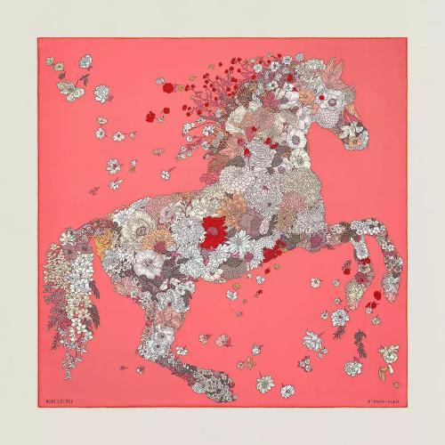  HERMES爱马仕 22年秋冬 女士 围巾 Carre 90 Robe Legere H003904S 06