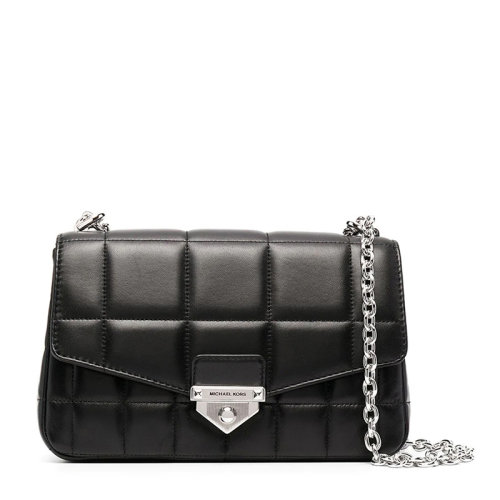 Michael Kors/迈克·科尔斯/迈克·科尔斯绗缝皮革大号单肩包 30F0S1SL3L-BLACK