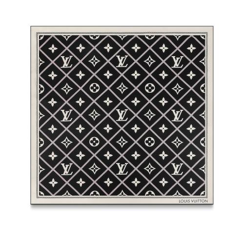  LV路易威登 22年秋冬 女士 围巾 CROISILLON 方巾 M77456