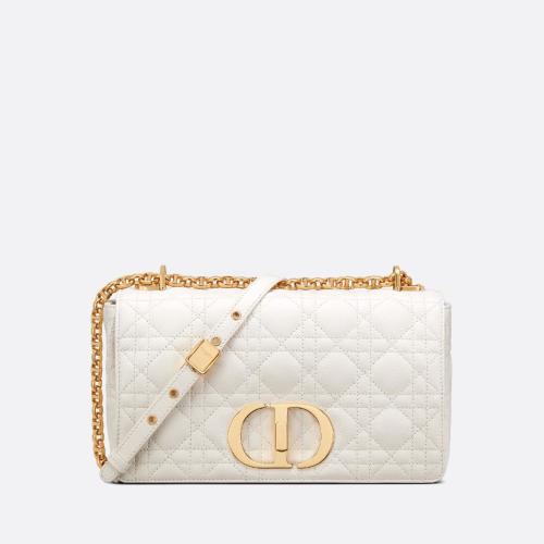 DIOR迪奥 22年秋冬 女士 单肩包 中号 Dior Caro 手袋 M9242UWHC_M35U 预定商品1-3周发货