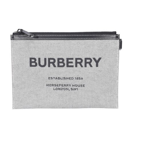 BURBERRY/博柏利 男士 男包 灰色 单肩包 80382551