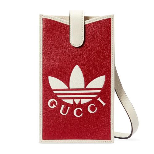 GUCCI古驰 22年秋冬 女士 adidas x Gucci联名系列手机套 702203 UZ3BT 6484