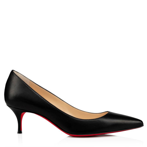 Christian Louboutin/克里斯提鲁布托 女士黑色柔软的皮革凯特(Kate)高跟鞋3191530BK01