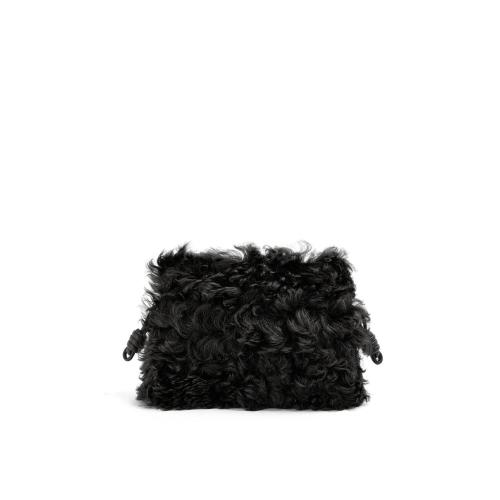  LOEWE罗意威 22年秋冬 女士 手拿包 Flamenco clutch in Mongolian goat and nappa A411FC1X38