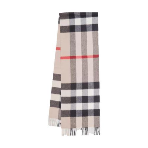  BURBERRY 22年秋冬 女士 格纹羊绒围巾 80155501