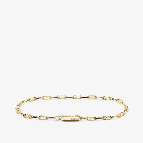  FENDI芬迪 22年秋冬 女士 腰带 金色金属腰带 8C0663A9YWF0CFK