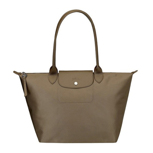 Longchamp/珑骧 LE PLIAGE NéO系列女士纯色尼龙大号长柄按扣拉链开合手提包单肩包托特包女包 1899598 多色可选