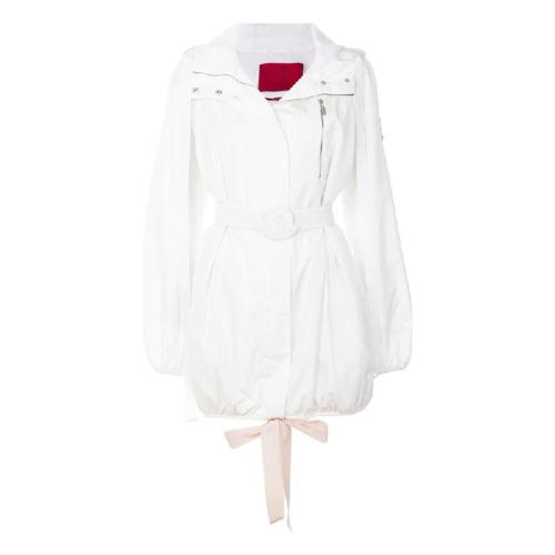 Moncler/蒙克莱 女士白色涤纶大衣 4910005 64140 002