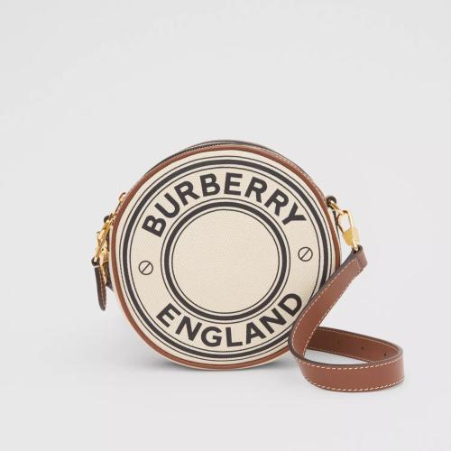  BURBERRY 22年秋冬 女士 Louise – 徽标图案帆布拼皮革路易丝包 80276021 预定商品1-3周发货