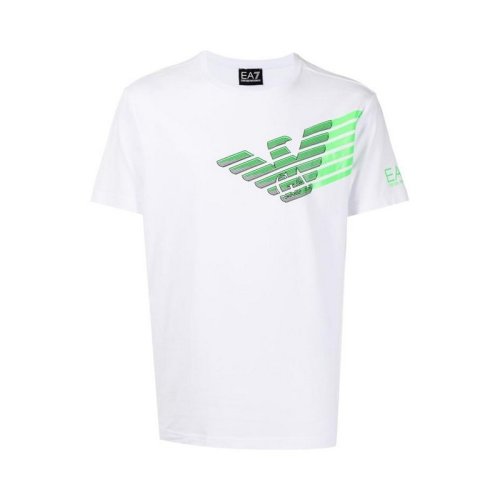  Emporio Armani/安普里奥阿玛尼 男士白色棉质短袖T恤 6KPT32 PJ9TZ 1100 PLFSX