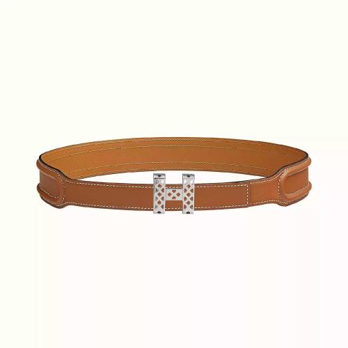  HERMES爱马仕 22年秋冬 女士 腰带 Boucle de ceinture Garden Party %26 Cuir de ceinture 24?