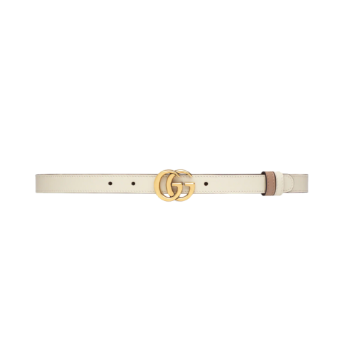 GUCCI/古驰 双G带扣双面窄版腰带 6594180YATC