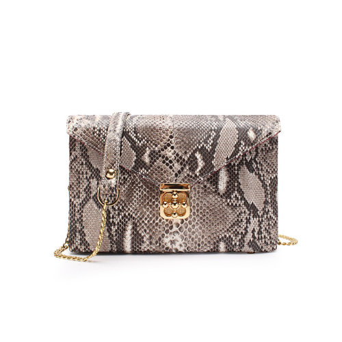 GeleiStory/GeleiStory 2021新款女包手提单肩包时尚设计感斜挎包蟒蛇皮包