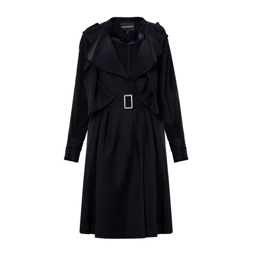 Emporio Armani/安普里奥阿玛尼 深蓝色 女士风衣 3K2L80-2N7RZ-0926