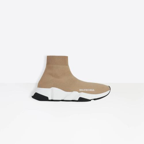  BALENCIAGA巴黎世家 22年秋冬 女士 休闲运动鞋 Women%27s Speed Sneaker in BEIGE 587280W2DB22 预定商品1-3周发货