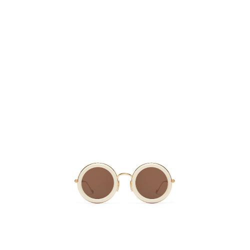  LOEWE罗意威 22年秋冬 女士 太阳眼镜 Round sunglasses in acetate G735270X07-2809